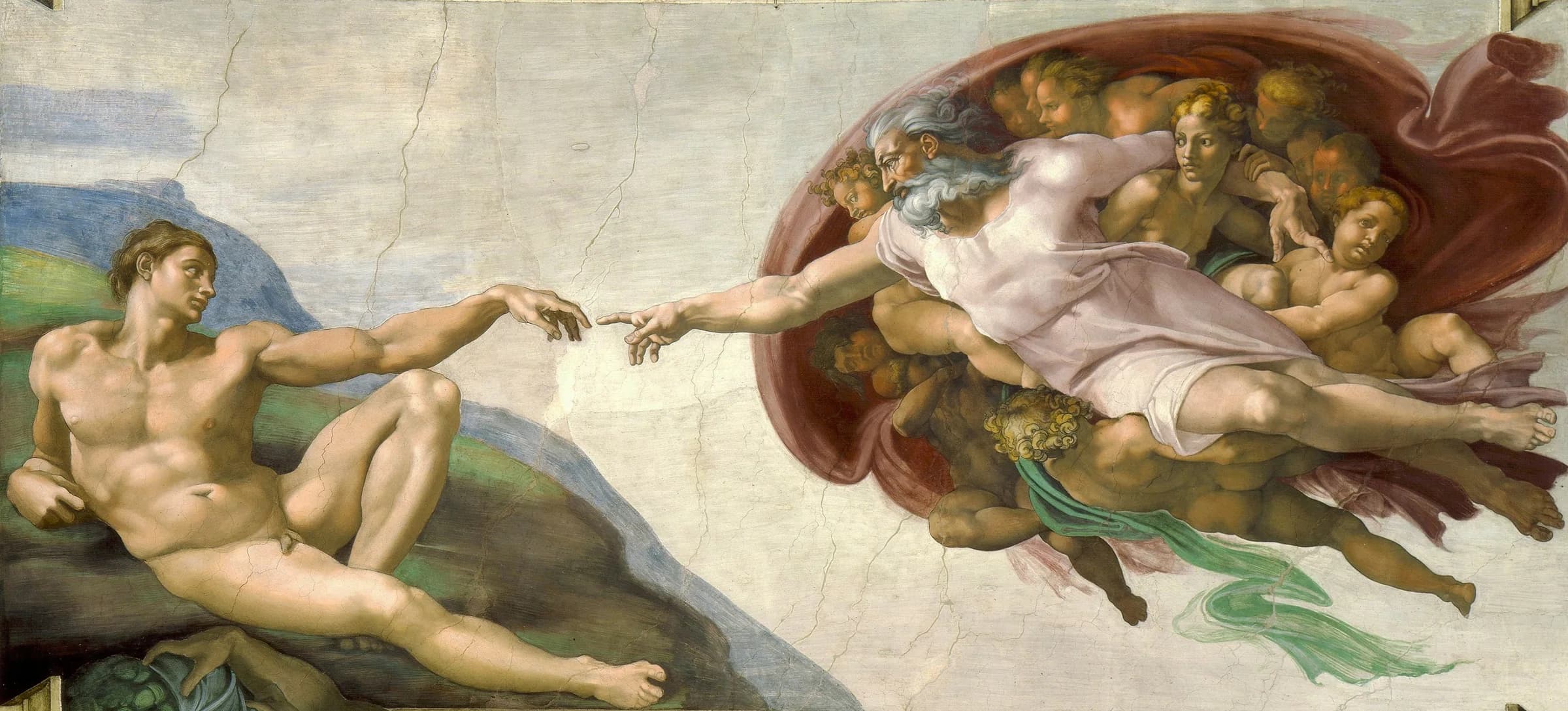 The Creation of Adam, Fresco - c. 1512